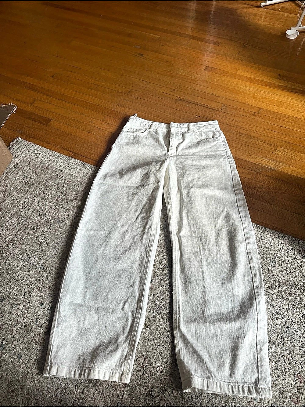 Zara white jeans